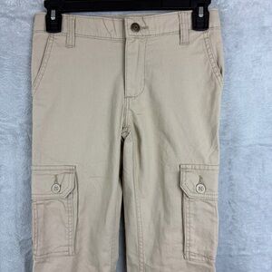 NWT Wrangler Boy's Size 10 Adjustable Classic Cargo Twill Jeans Slim Fit